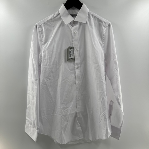 Verno Fashion Other - Verno Fashion Men’s White Button Down Shirt Size 15 1/2 NWT